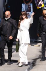 DAKOTA JOHNSON Arrives at Jimmy Kimmel Live in Los Angeles 06/19/2024