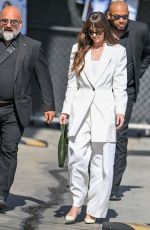 DAKOTA JOHNSON Arrives at Jimmy Kimmel Live in Los Angeles 06/19/2024