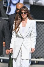 DAKOTA JOHNSON Arrives at Jimmy Kimmel Live in Los Angeles 06/19/2024