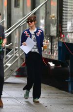 DAKOTA JOHNSON Arrives for Last Day of Filming Materialists in Chelsea 06/06/2024