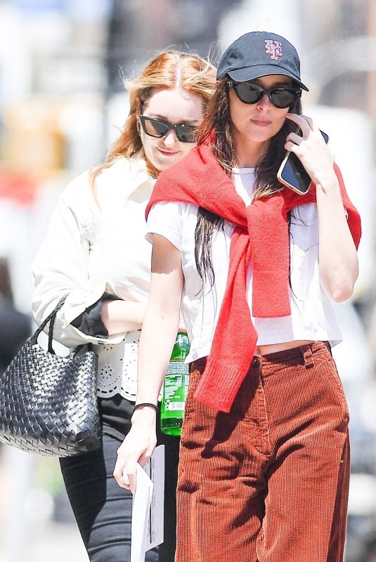 DAKOTA JOHNSON at The Materialists Set in New York 05/31/2024