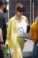 DAKOTA JOHNSON Films Materialists in Brooklyn, New York 06/05/2024