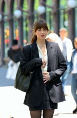DAKOTA JOHNSON on the Set of Materialists in New York 06/03/2024