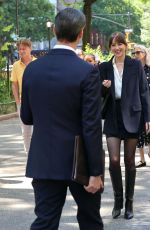 DAKOTA JOHNSON on the Set of Materialists in New York 06/03/2024