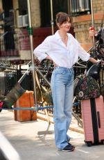 DAKOTA JOHNSON on the Set of Materialists in New York 06/05/2024
