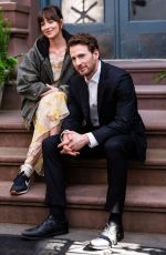 DAKOTA JOHNSON on the Set of The Materialists in New York 05/31/2024
