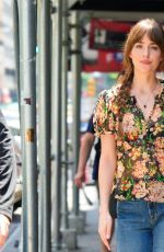 DAKOTA JOHNSON on the Set of The Materialists in New York 06/04/2024