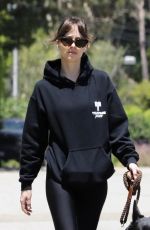 DAKOTA JOHNSON Out with Her Dog in Malibu 06/21/2024