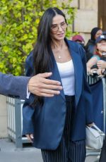 DEMI MOORE and SCOUT WILLIS Leaves Hotel Crillon in Paris 06/21/2024