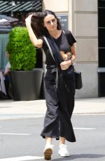 DEMI MOORE Out with Her Dog in New York 06/04/2024