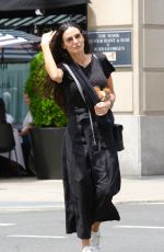 DEMI MOORE Out with Her Dog in New York 06/04/2024