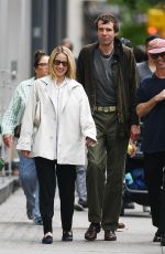 DIANNA AGRON and Harold Ancart Out with a Friend in New York 06/06/2024