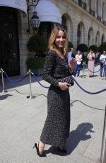 DIANNA AGRON Arrives at Chanel Show at Paris Fashion Week 06/25/2024
