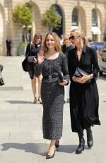 DIANNA AGRON Arrives at Chanel Show at Paris Fashion Week 06/25/2024