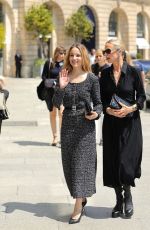 DIANNA AGRON Arrives at Chanel Show at Paris Fashion Week 06/25/2024