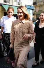 DIANNA AGRON at Patou Fashion Show in Paris 06/27/2024