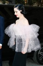 DITA VON TEESE Leaves Her Hotel at Paris Fashion Week 06/25/2024