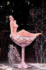 DITA VON TEESE Performs at Alexis Mabille Haute Couture Fall/Winter 2024-2025 Show in Paris 06/25/2024