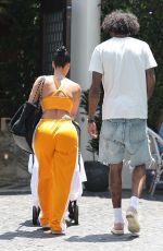 DRAYA MICHELE and Jalen Green Out with Their Newborn Baby in West Hollywood 06/19/2024