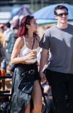 DUA LIPA and Callum Turner at Glastonbury Festival 06/29/2024