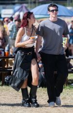 DUA LIPA and Callum Turner at Glastonbury Festival 06/29/2024