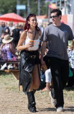 DUA LIPA and Callum Turner at Glastonbury Festival 06/29/2024