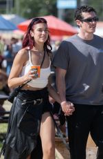 DUA LIPA and Callum Turner at Glastonbury Festival 06/29/2024