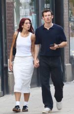 DUA LIPA and Callum Turner Out for Ice Cream in New York 06/17/2024