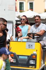DUA LIPA Out at Marina Grande Peer in Capri 06/10/2024