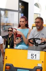 DUA LIPA Out at Marina Grande Peer in Capri 06/10/2024