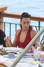 DUA LIPA Out for Lunch in Nerano 06/11/2024