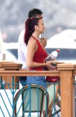 DUA LIPA Out for Lunch in Nerano 06/11/2024