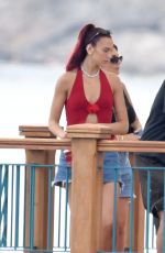 DUA LIPA Out for Lunch in Nerano 06/11/2024