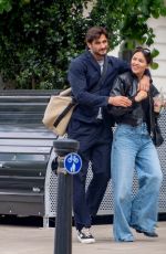EIZA GONZALEZ Out Kissing with Her Boyfriend in London 06/07/2024