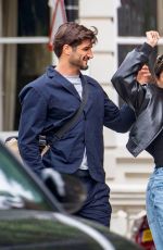 EIZA GONZALEZ Out Kissing with Her Boyfriend in London 06/07/2024
