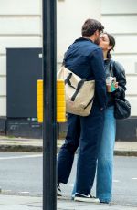 EIZA GONZALEZ Out Kissing with Her Boyfriend in London 06/07/2024
