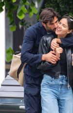 EIZA GONZALEZ Out Kissing with Her Boyfriend in London 06/07/2024