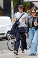 EIZA GONZALEZ Out Kissing with Her Boyfriend in London 06/07/2024