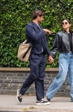 EIZA GONZALEZ Out Kissing with Her Boyfriend in London 06/07/2024
