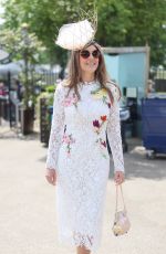 ELIZABETH HURLEY at Royal Ascot in Ascot 06/19/2024