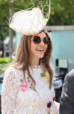 ELIZABETH HURLEY at Royal Ascot in Ascot 06/19/2024