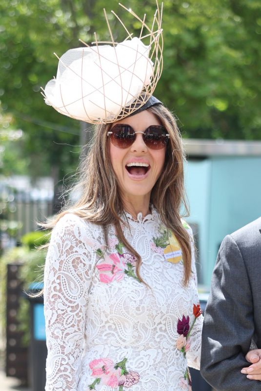 ELIZABETH HURLEY at Royal Ascot in Ascot 06/19/2024
