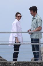 ELIZABETH OLSEN on the Set of Eternity in Vancouver 06/18/2024