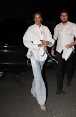 ELLA BALINSKA Arrives at Costes Hotel in Paris 06/25/2024