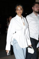ELLA BALINSKA Arrives at Costes Hotel in Paris 06/25/2024