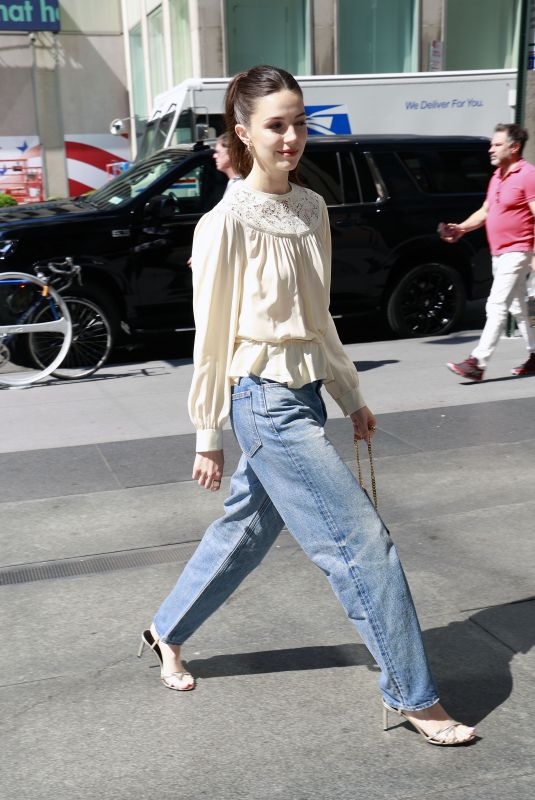 ELLA HUNT Out and About in New York 06/18/2024