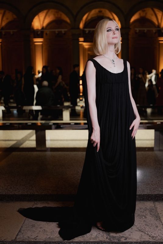ELLE FANNING at Cartier Nature Sauvage High Jewelry 2024 Show in Vienna 05/28/2024