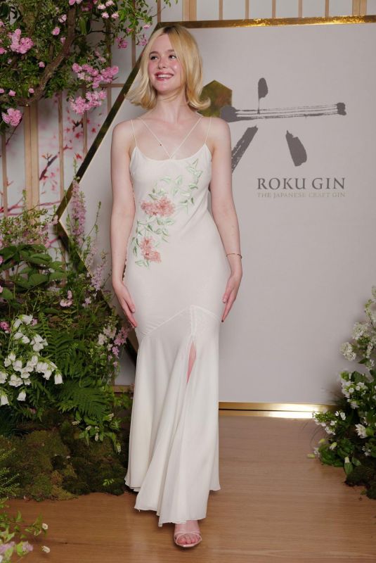 ELLE FANNING at The House of Suntory Celebrates Roku Gin and Come Alive with Seasons Campaign Premiere in New York 06/13/2024