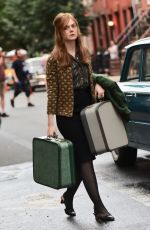 ELLE FANNING Filming Scenes for A Complete Unknown in Hoboken, New Jersey 06/11/2024