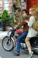 ELLE FANNING on the Set of A Complete Unknown in Hoboken, New Jersey 06/05/2024
